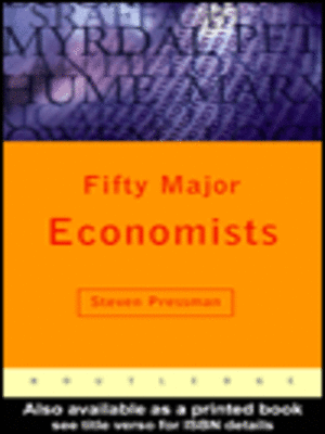 cover image of Fifty Major Economists